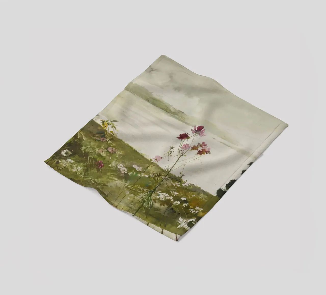 Andrew Wyeth Fiori di campo coperta in pile da Classicprint