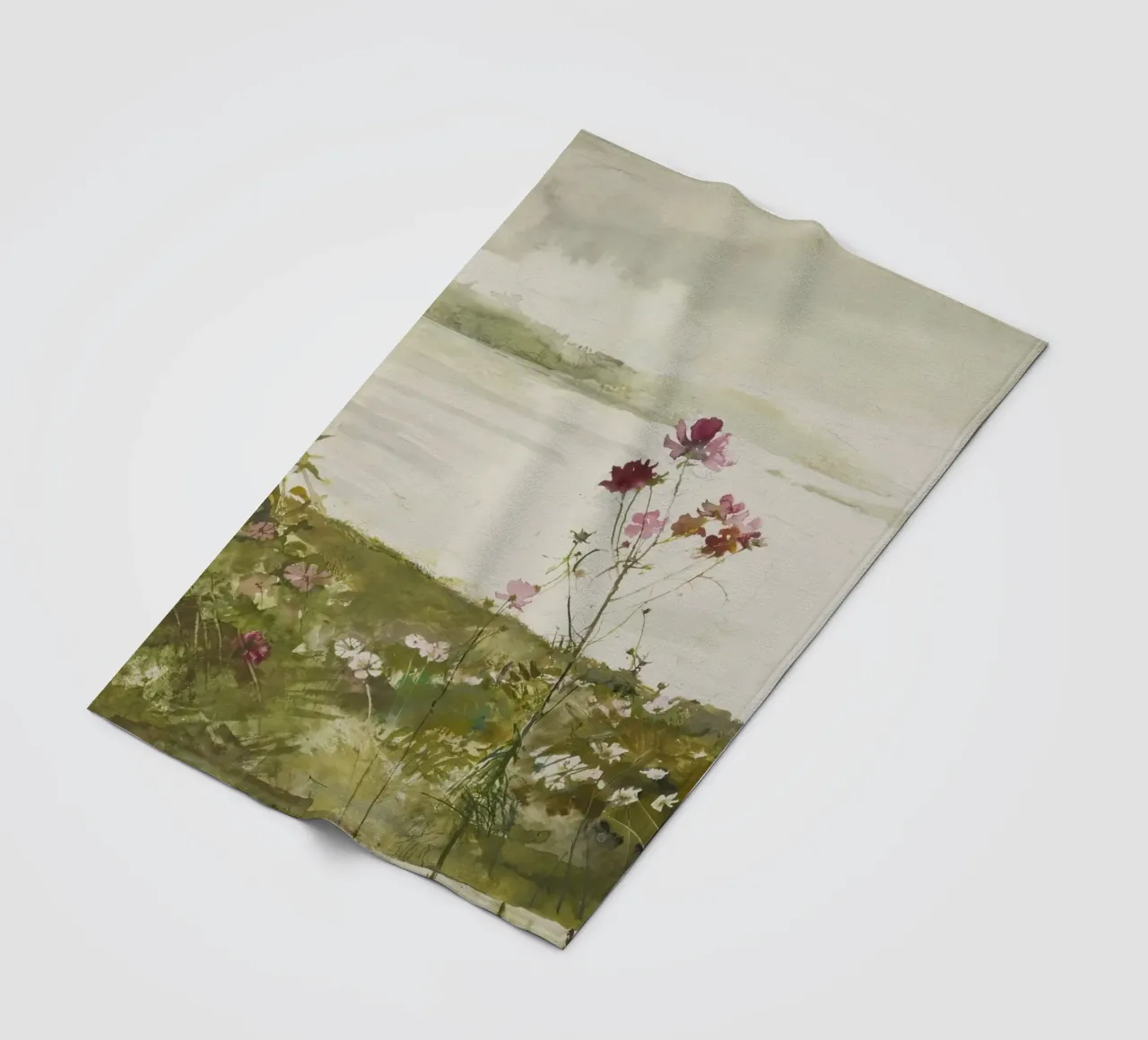 Andrew Wyeth Fiori di campo coperta in pile da Classicprint