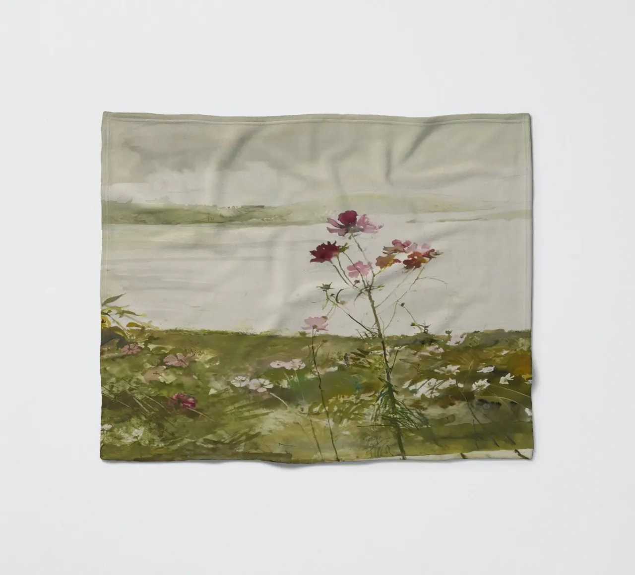 Andrew Wyeth Fiori di campo coperta in pile da Classicprint
