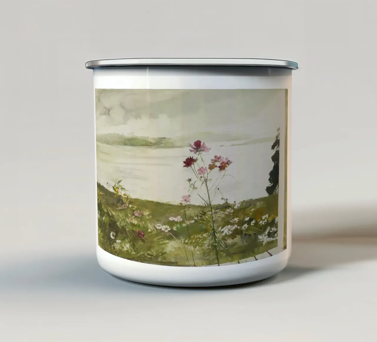 Andrew Wyeth Fiori di campo tazza in smalto da Classicprint