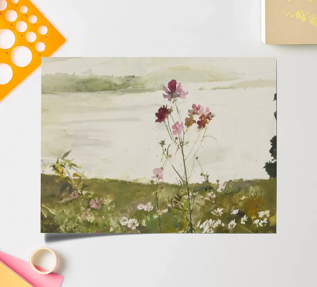 Andrew Wyeth Fiori di campo foglio adesivo da Classicprint