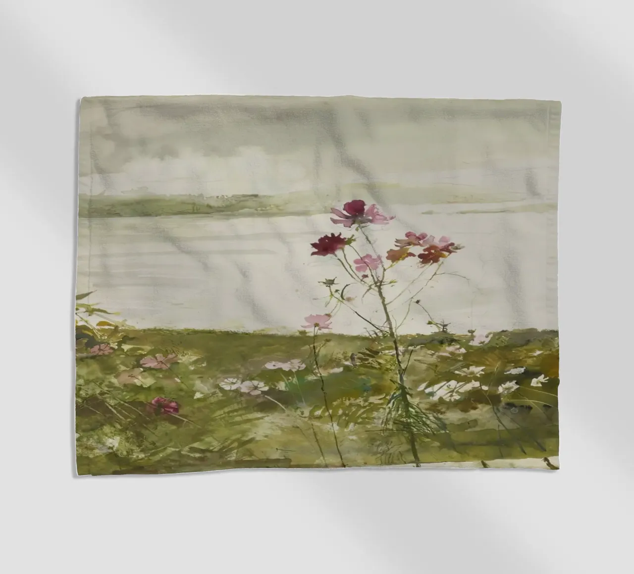 Andrew Wyeth Fiori di campo telo mare da Classicprint