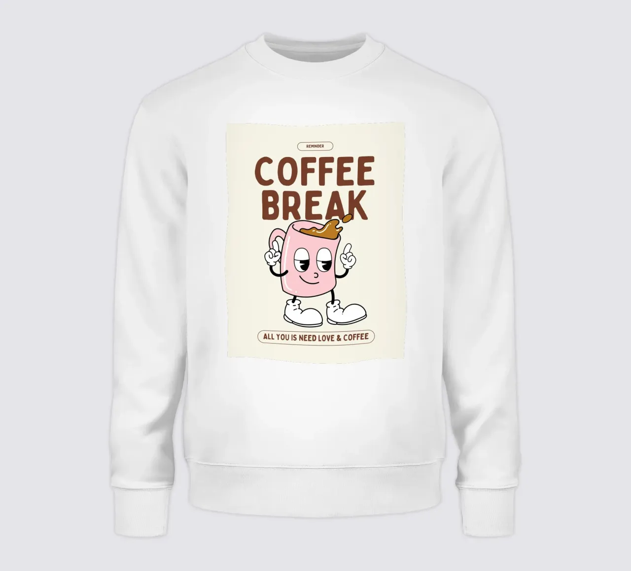 COFFEE BREAK felpa da Einfach Uebel