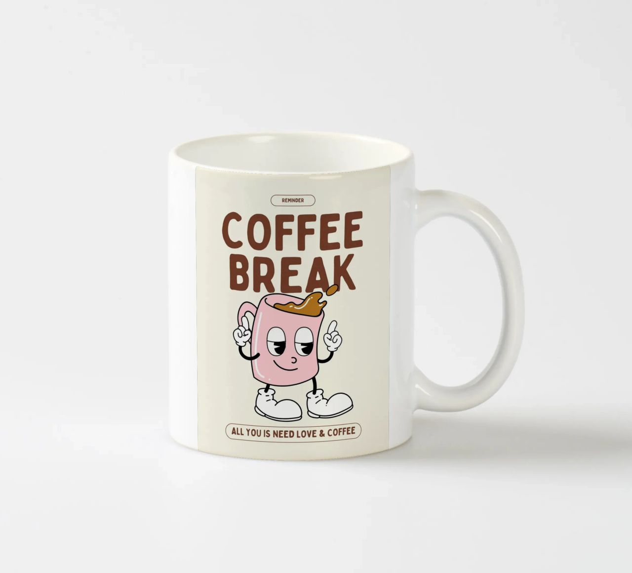 COFFEE BREAK tazza in ceramica da Einfach Uebel