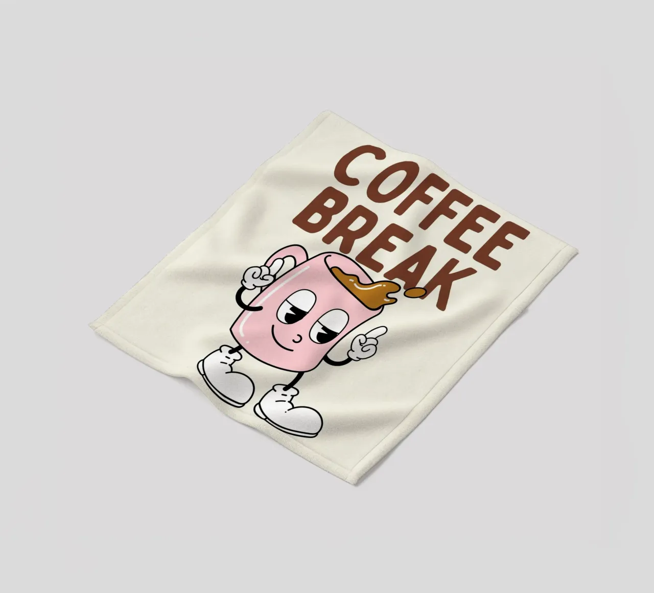 COFFEE BREAK coperta in pile da Einfach Uebel