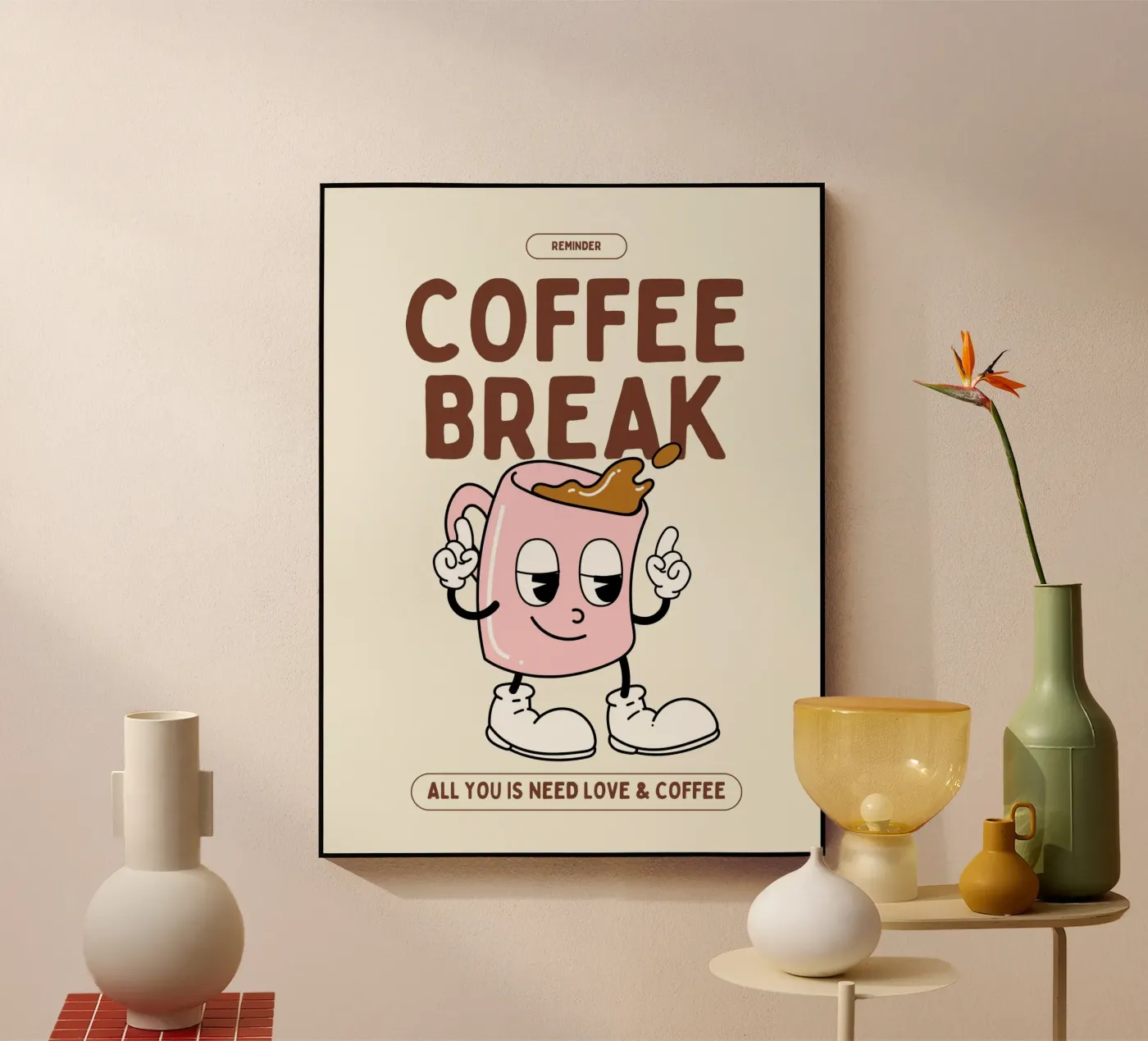 COFFEE BREAK Acryl-Glas von SMRT STUDIO