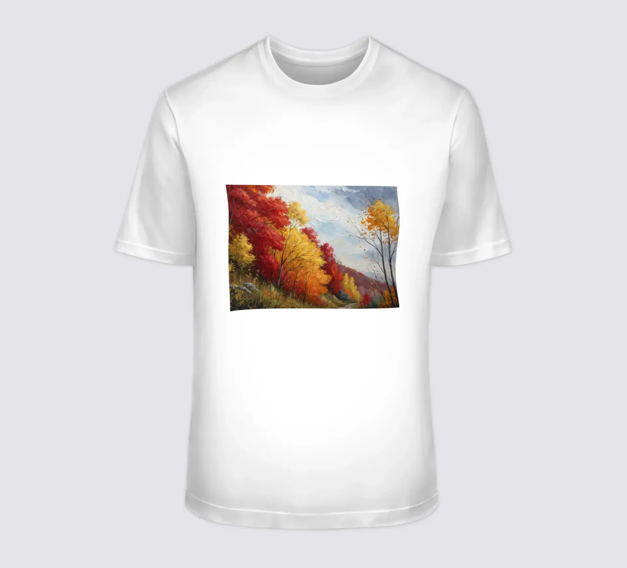 L'autunno t-shirt da Point and Art