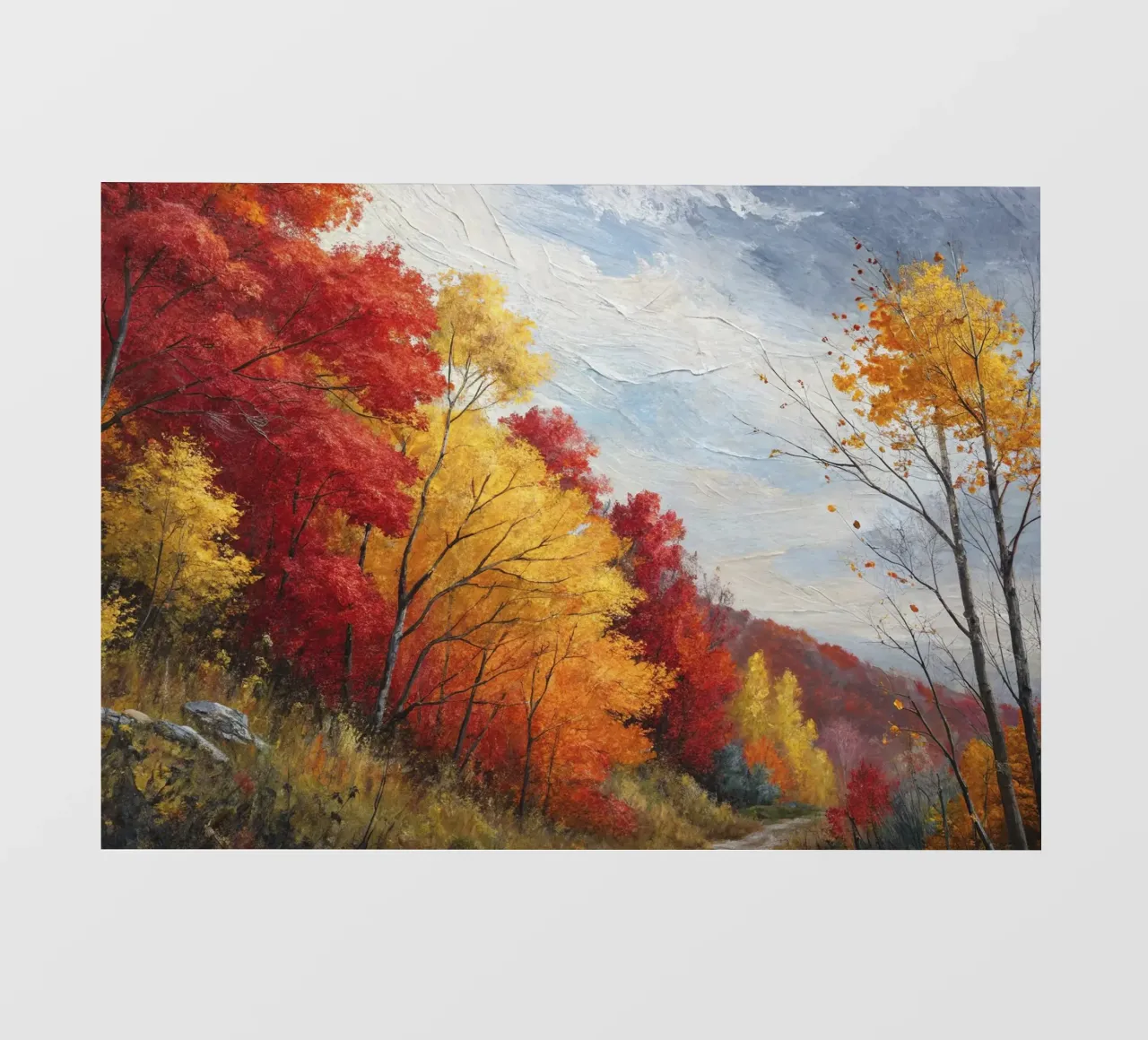 L'autunno telo in pvc da Point and Art