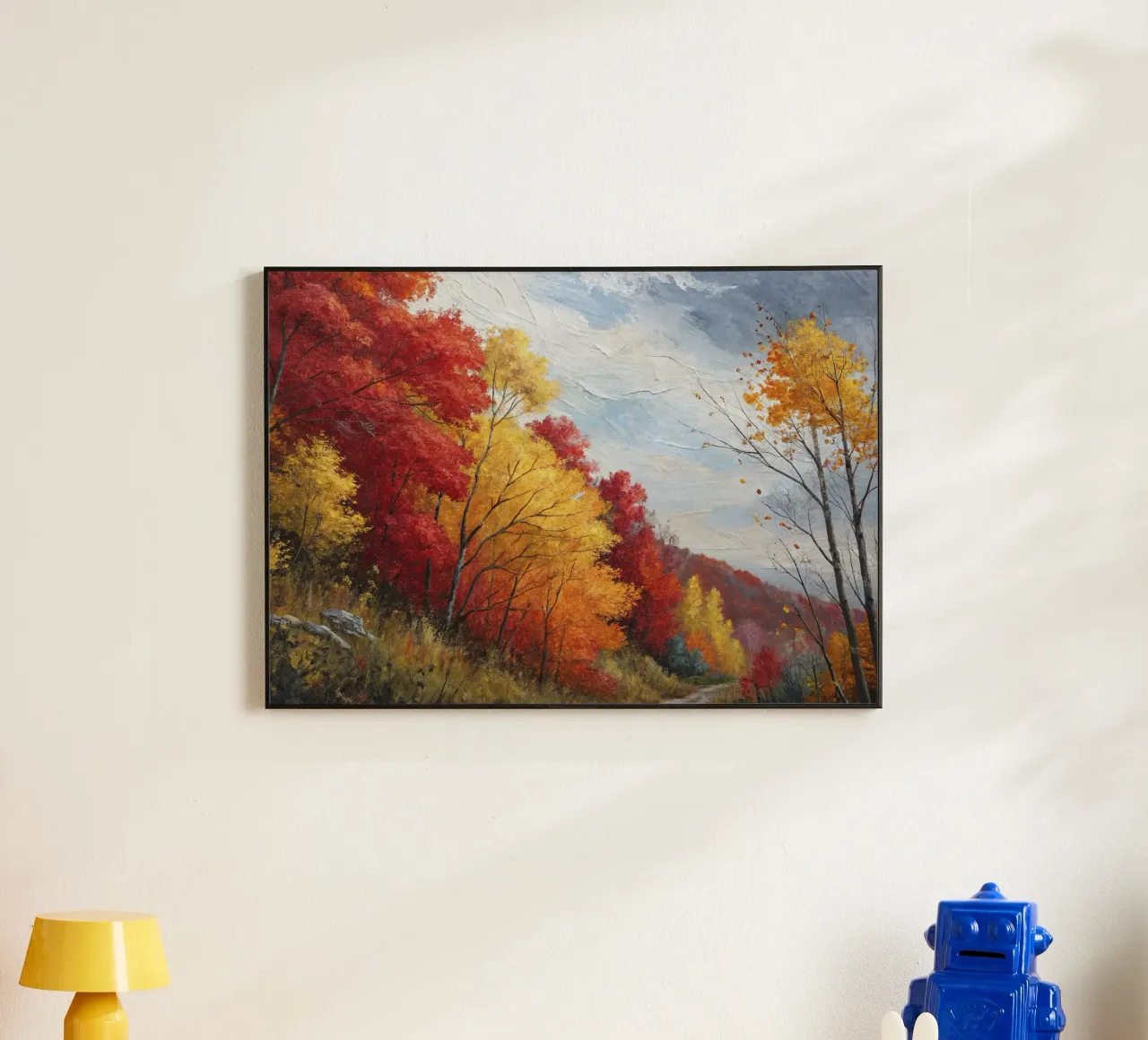 L'autunno alluminio dibond da Point and Art