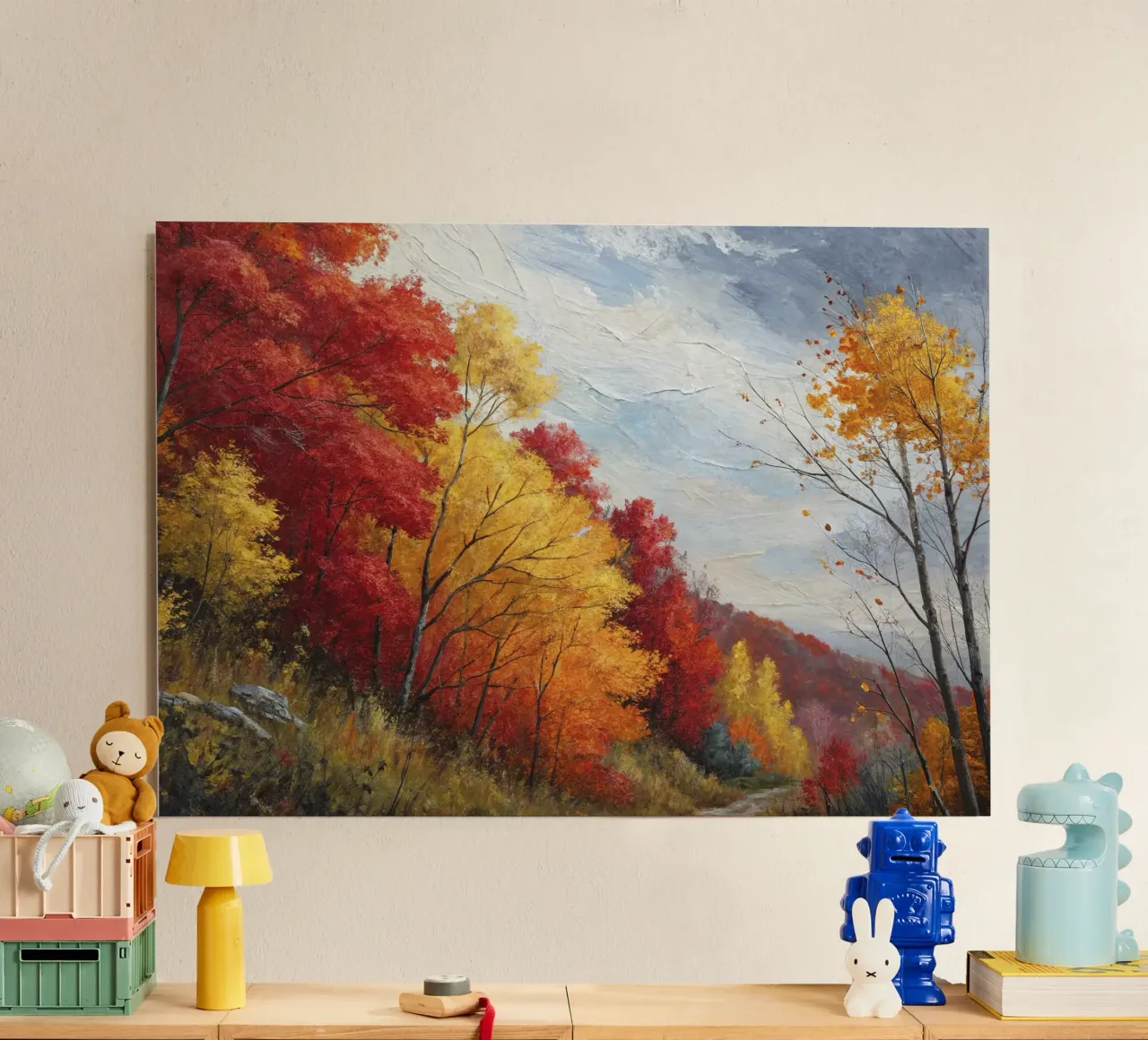 L'autunno alluminio dibond da Point and Art