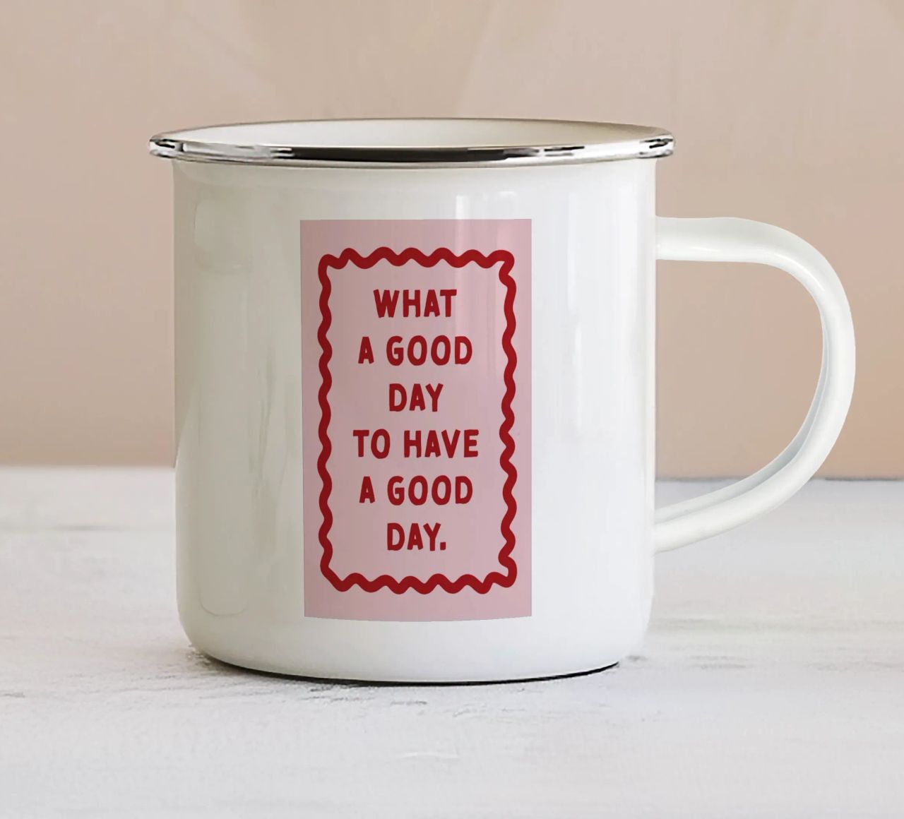 What a good day to have a good day tazza in smalto da thesoulhugclub