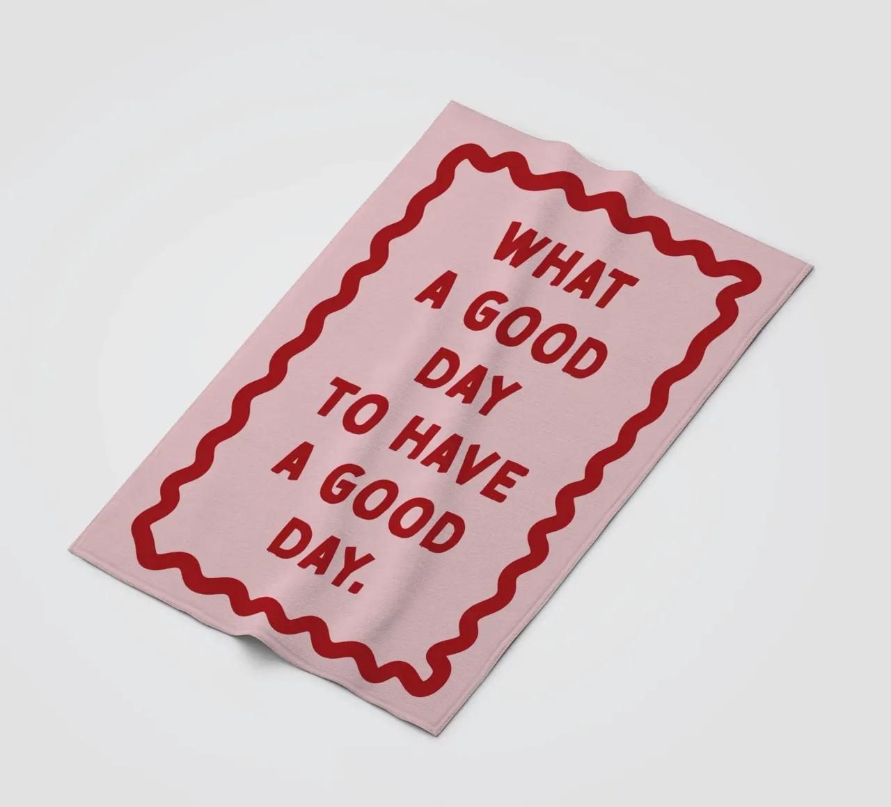 What a good day to have a good day coperta in pile da thesoulhugclub