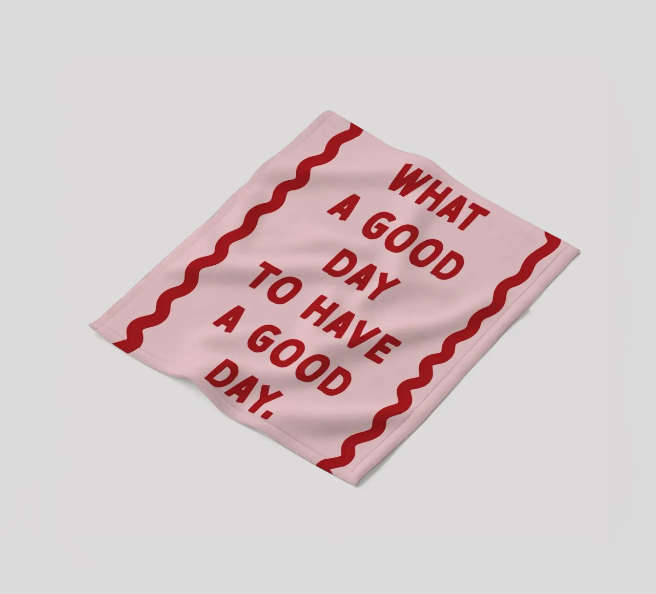 What a good day to have a good day coperta in pile da thesoulhugclub