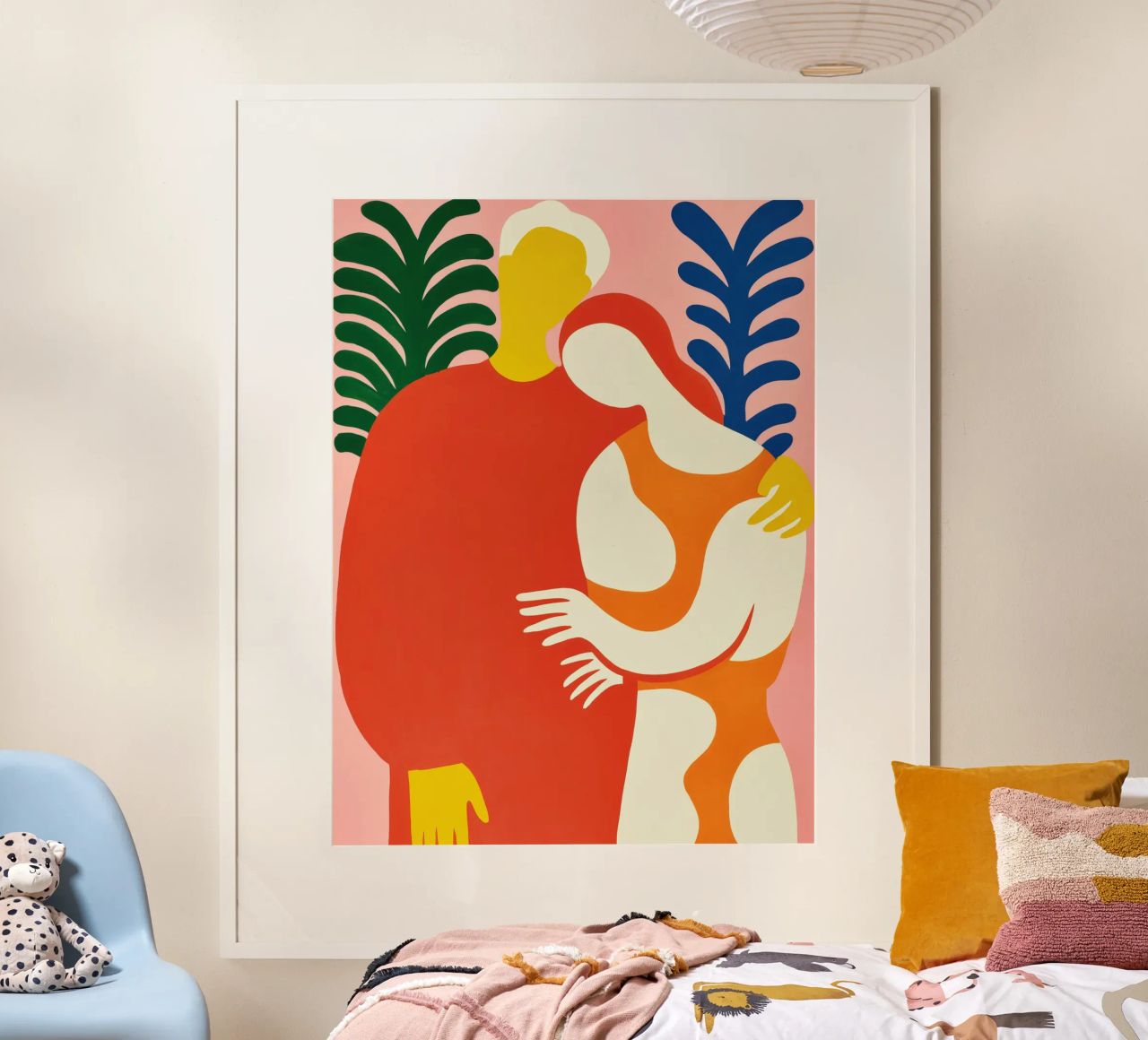 The Embrace | Modern Art poster by Autofocus