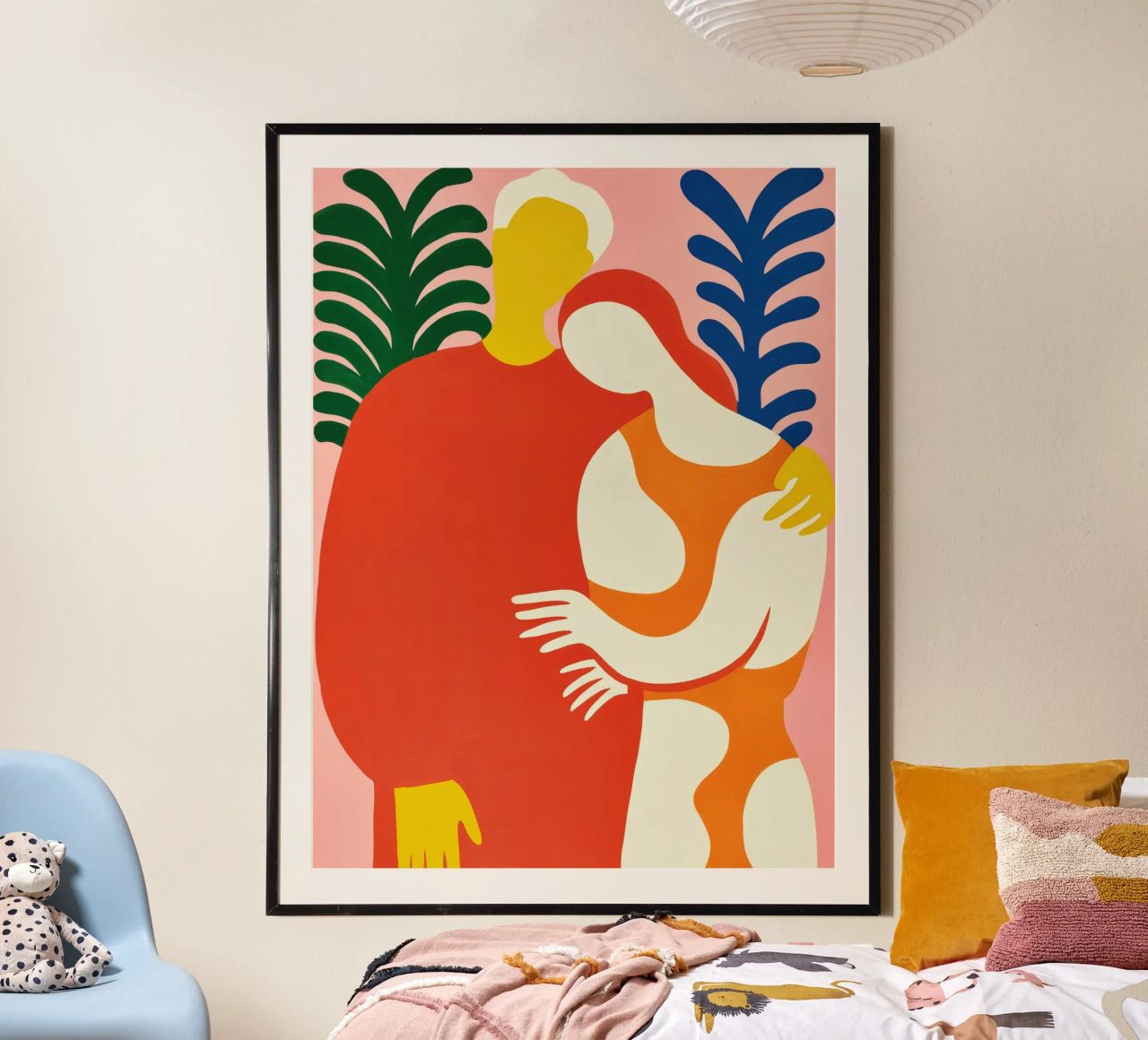 The Embrace | Modern Art poster by Autofocus