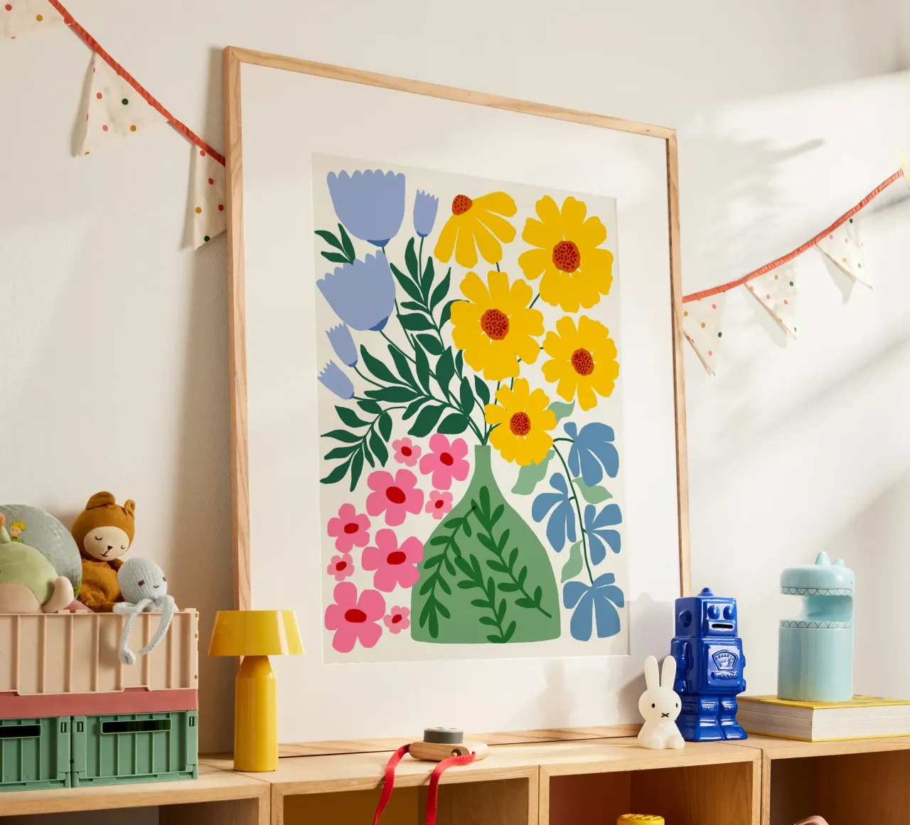 Wildflower vase poster da Gale Switzer
