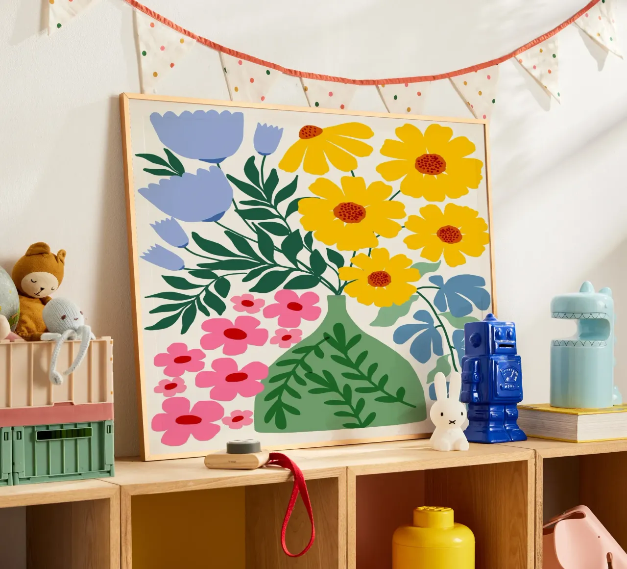 Wildflower vase poster da Gale Switzer