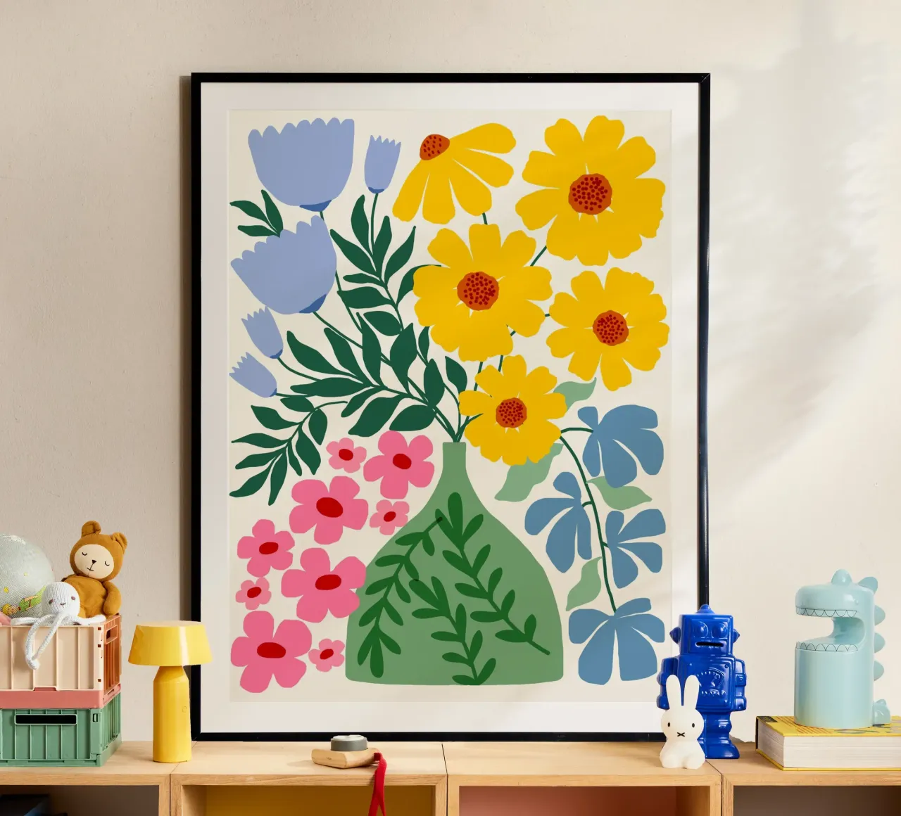 Wildflower vase poster da Gale Switzer