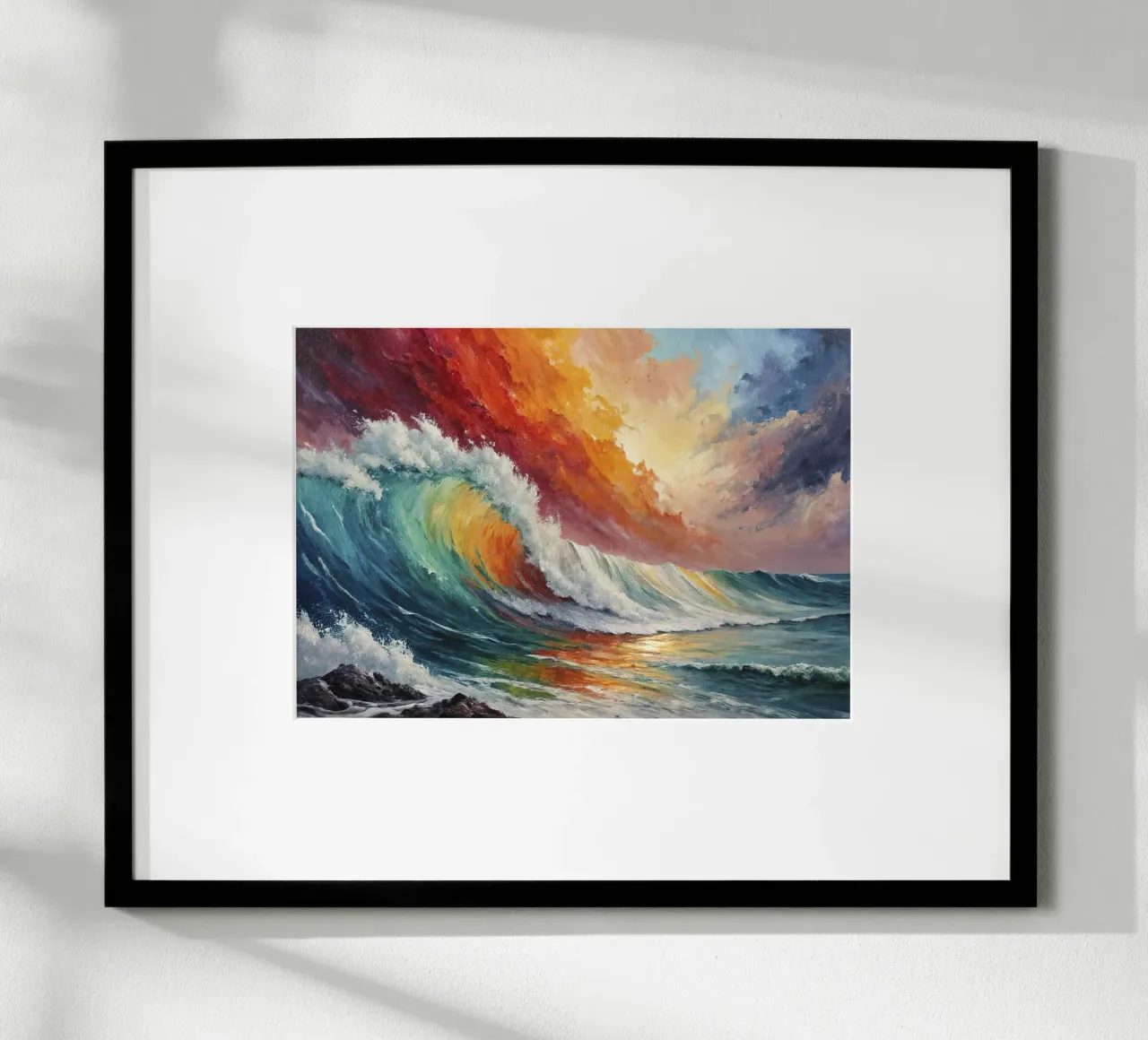 L'arcobaleno delle onde carta hahnemühle da 🎨 Point and Art