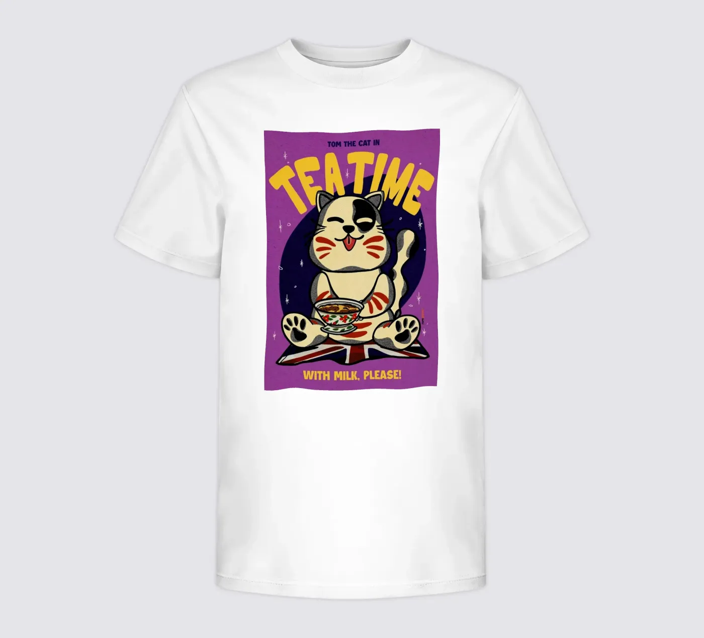 Tea Time kinder t-shirt van Rafa Gomes