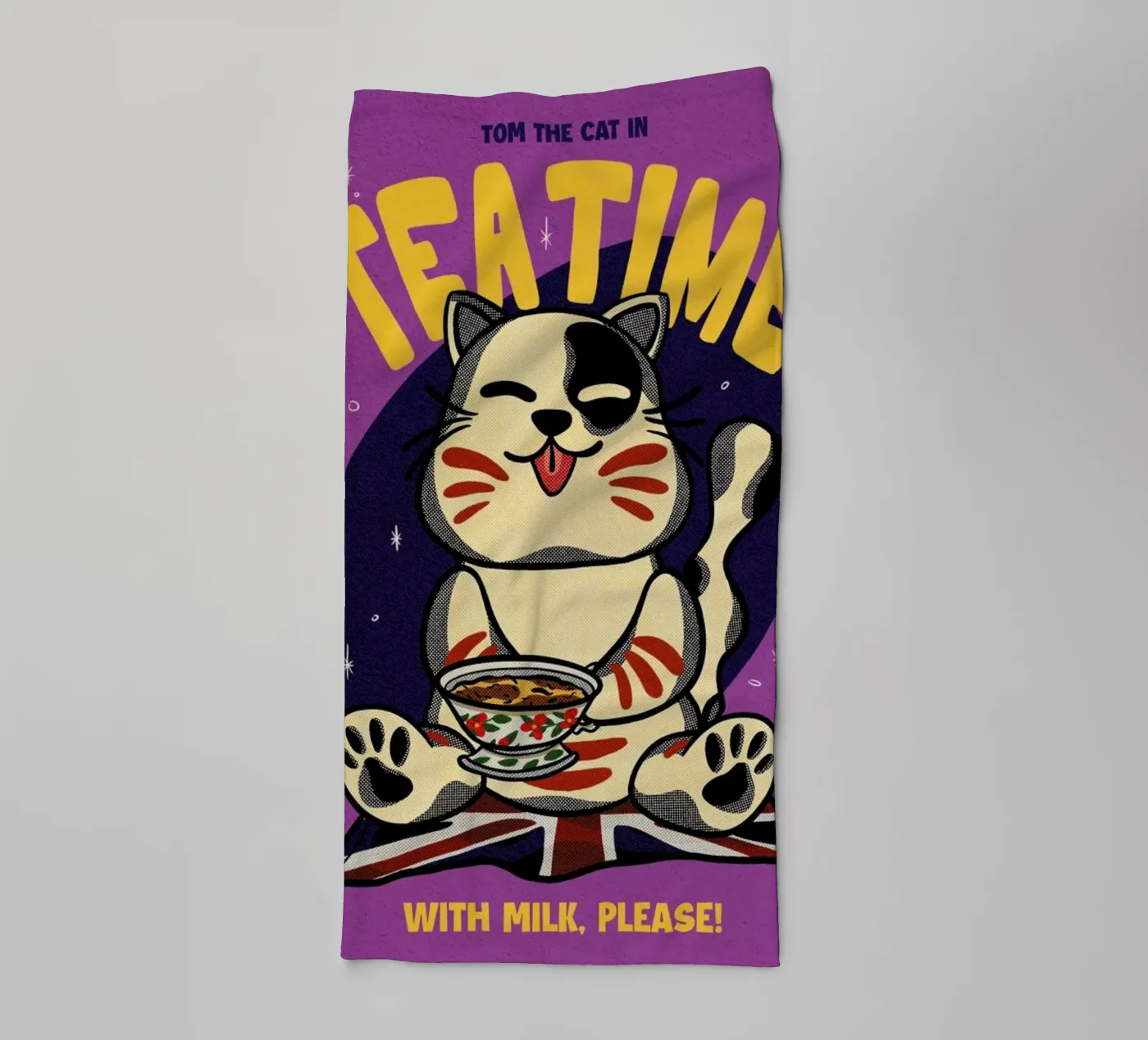 Tea Time badhanddoek van Rafa Gomes