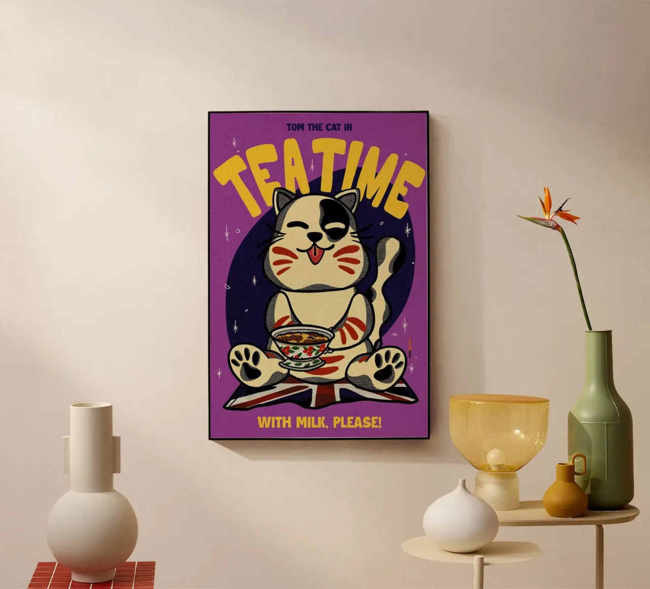 Tea Time plexiglass da Rafa Gomes