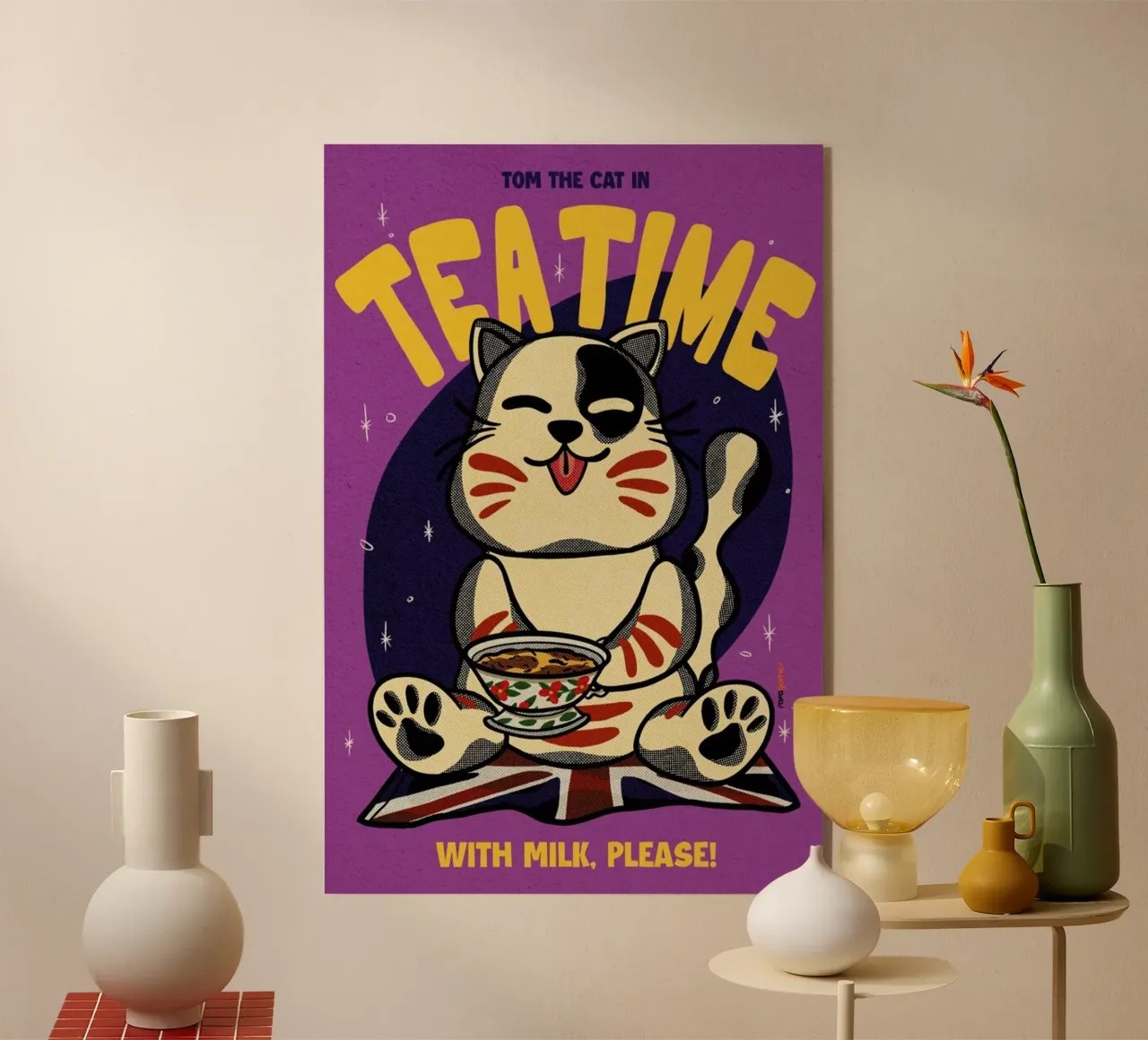 Tea Time plexiglass da Rafa Gomes