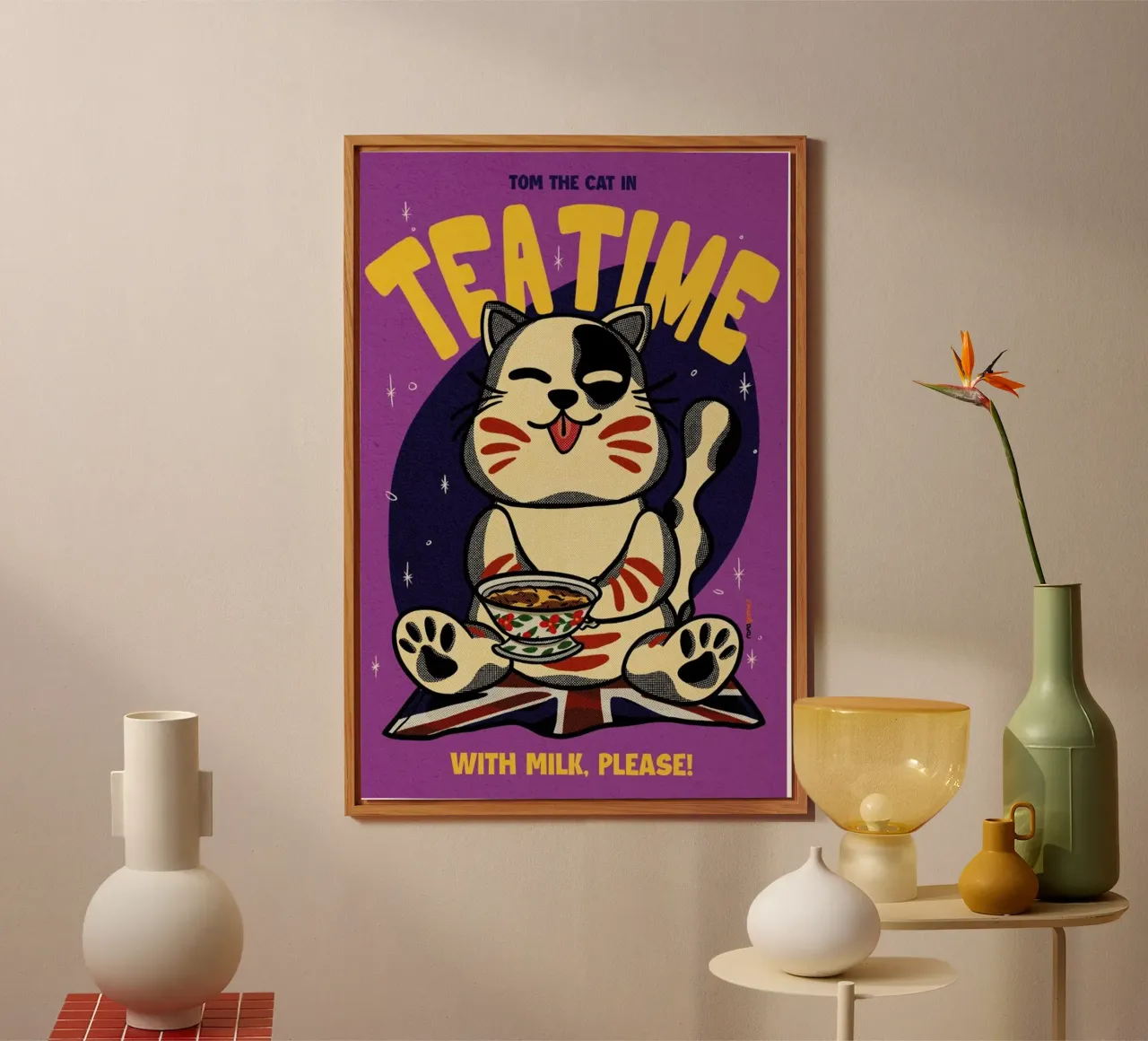 Tea Time alluminio dibond da Rafa Gomes