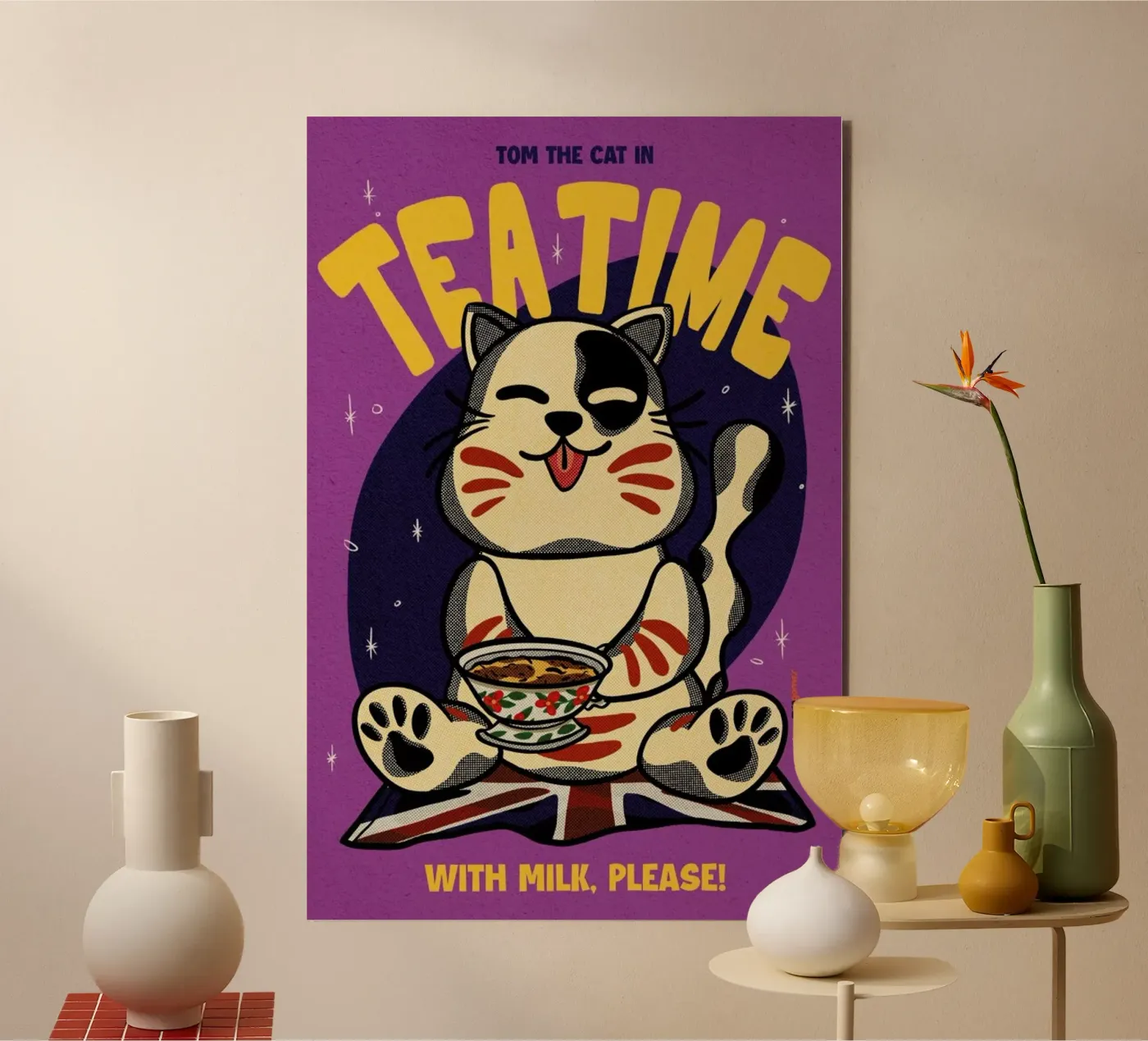 Tea Time alluminio dibond da Rafa Gomes