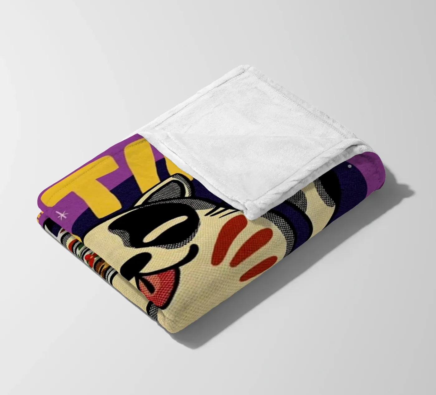 Tea Time fleece blanket by Rafa Gomes