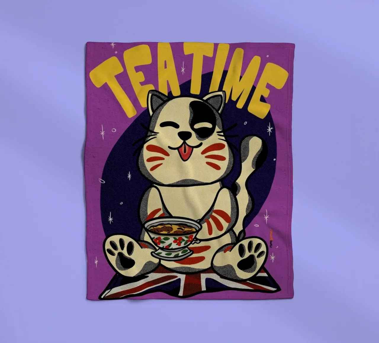 Tea Time fleecedeken van Rafa Gomes