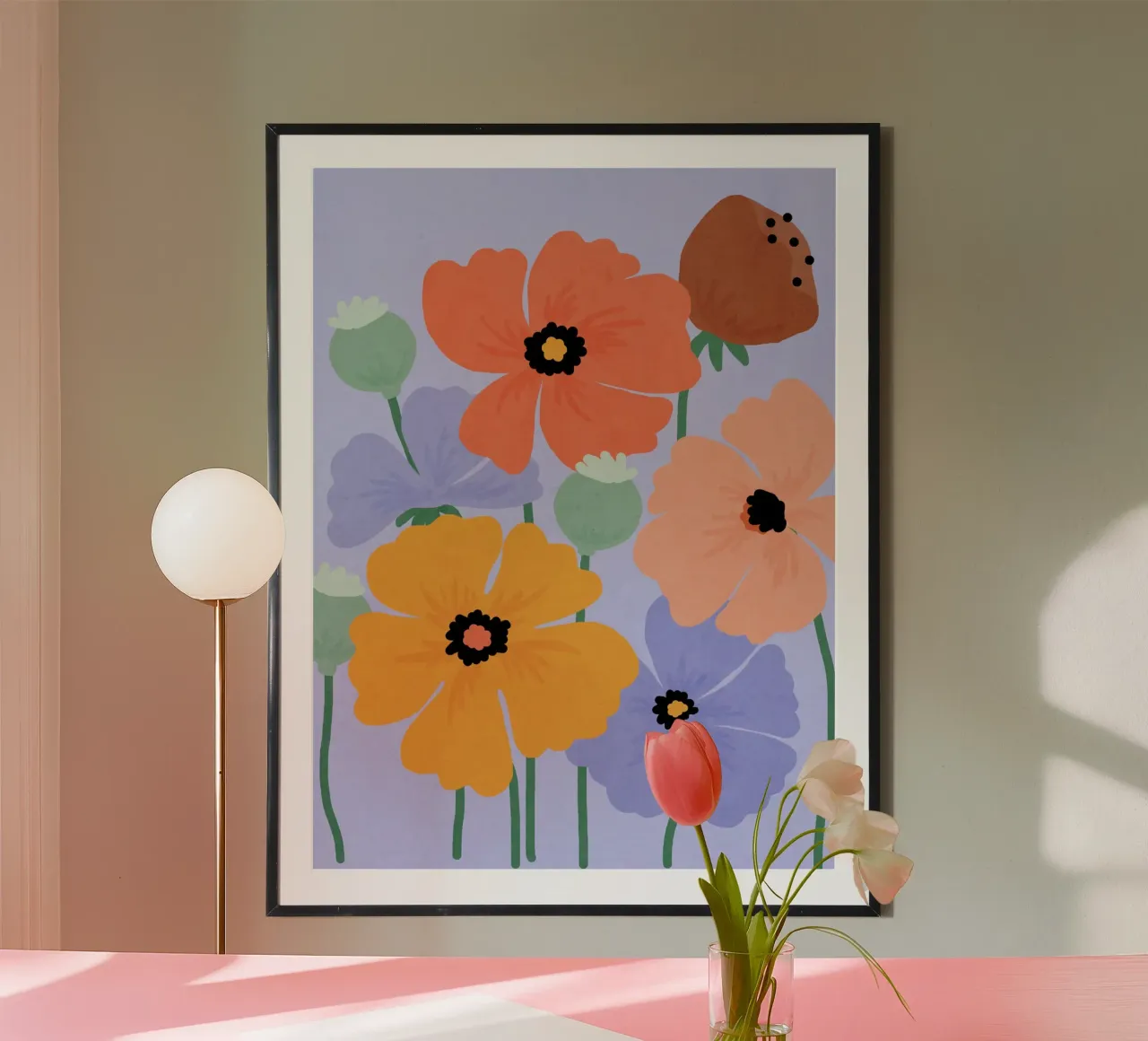 Wild Poppies poster da Gale Switzer