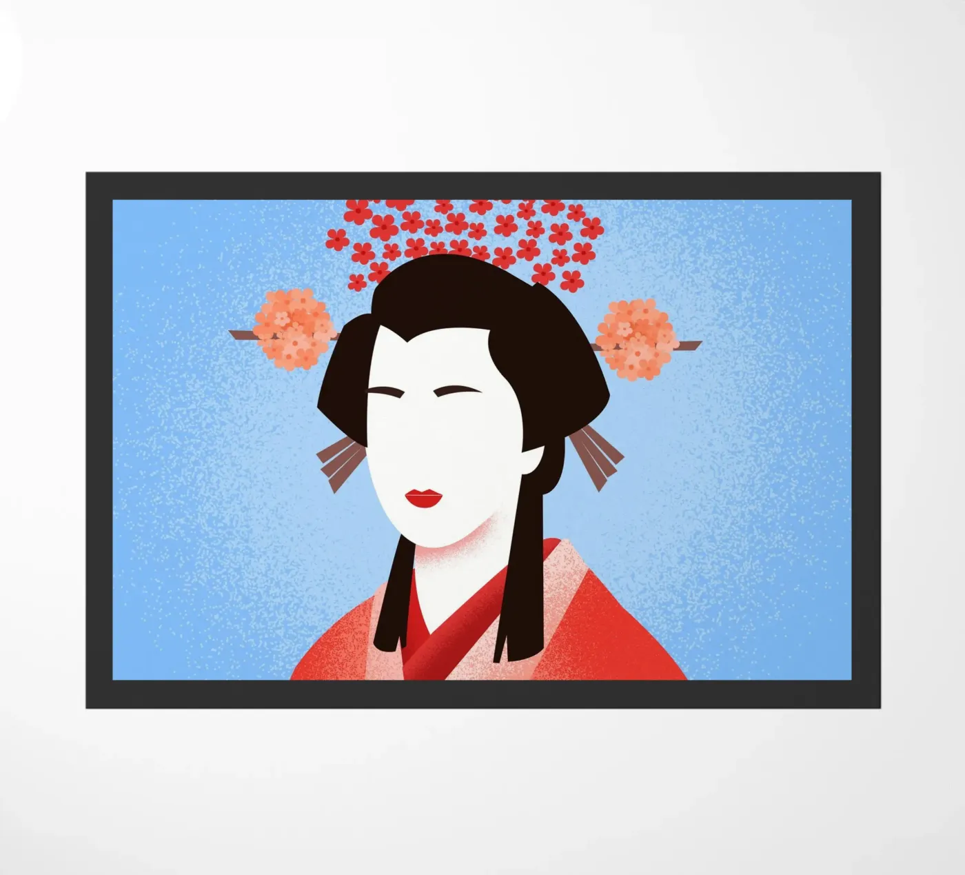 Geisha doormat by Dharma