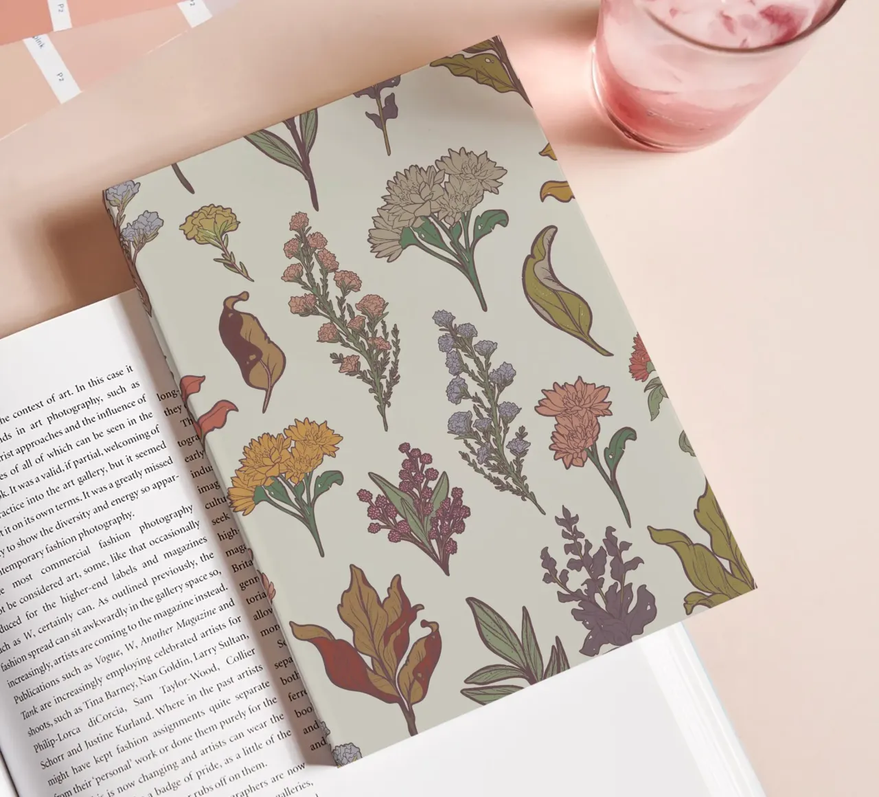 FLORAL PATTERN #1 notebook by Einfach Uebel