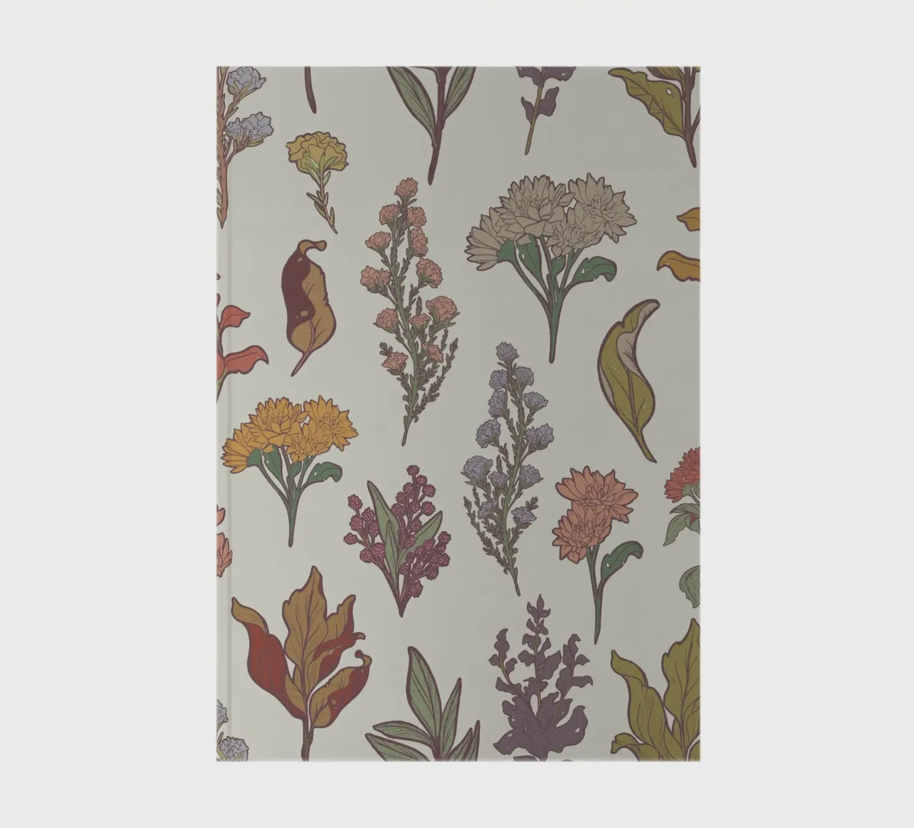 FLORAL PATTERN #1 notebook by Einfach Uebel