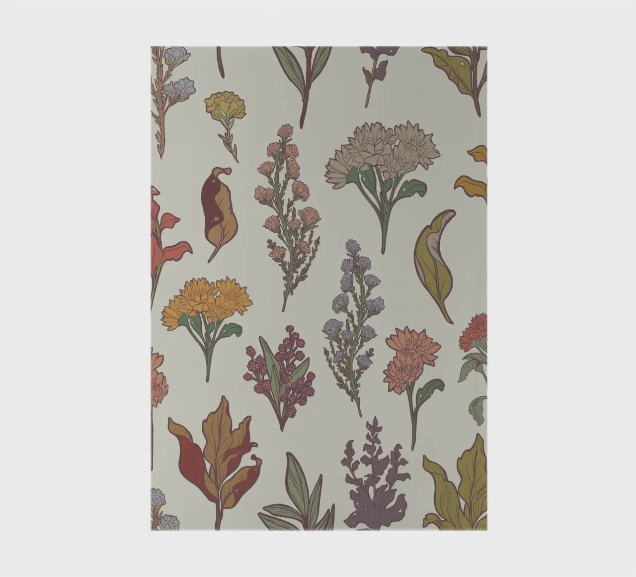 FLORAL PATTERN #1 notebook by Einfach Uebel