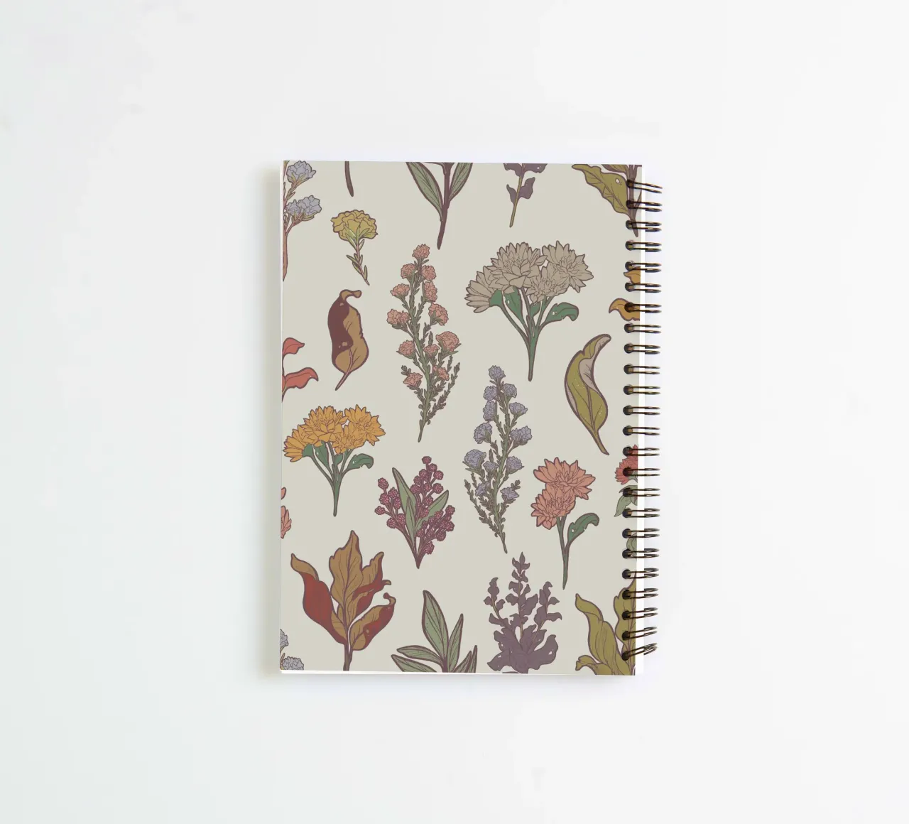 FLORAL PATTERN #1 carnet à spirale de Einfach Uebel
