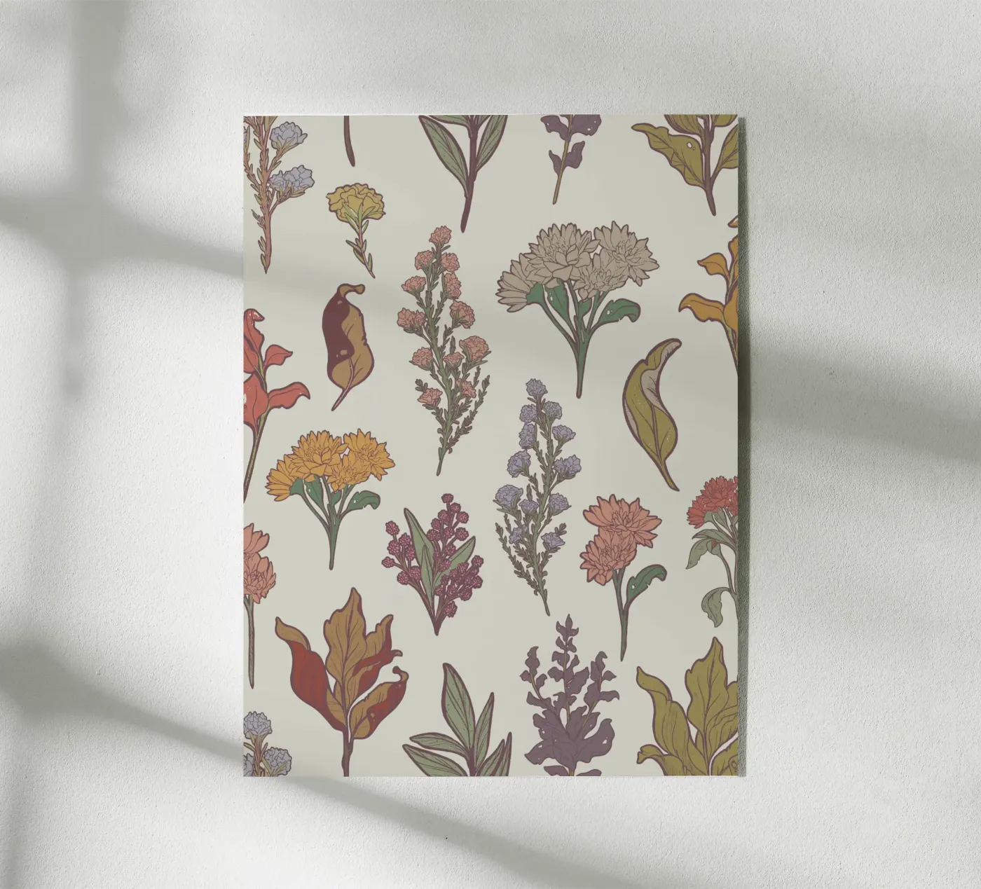 FLORAL PATTERN #1 Acryl-Glas von SMRT STUDIO