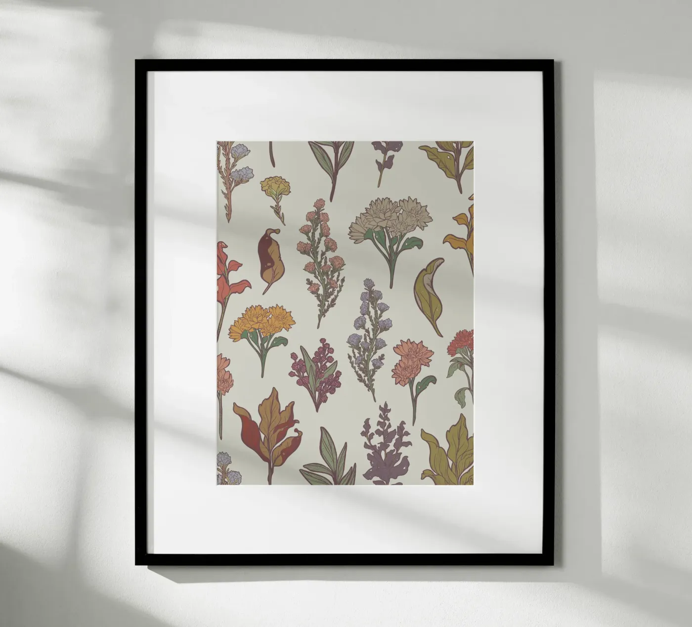 FLORAL PATTERN #1 poster van SMRT STUDIO