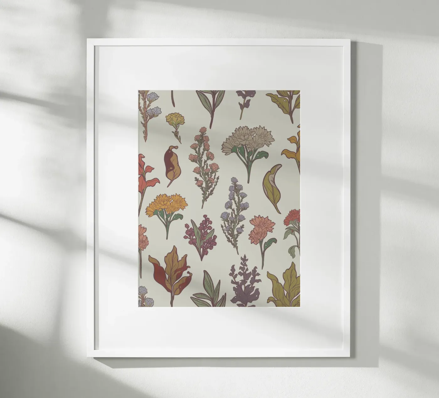 FLORAL PATTERN #1 poster van SMRT STUDIO