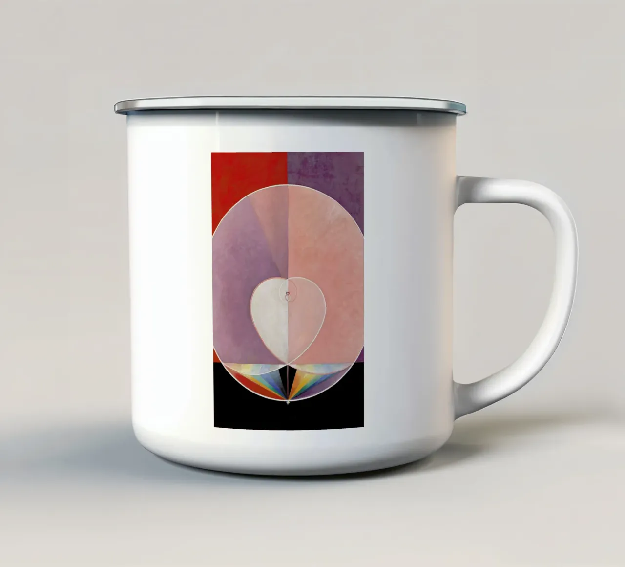 Hilma af Klint - The Dove, No. 2 III enamel mug by Vintage by JUNIQE