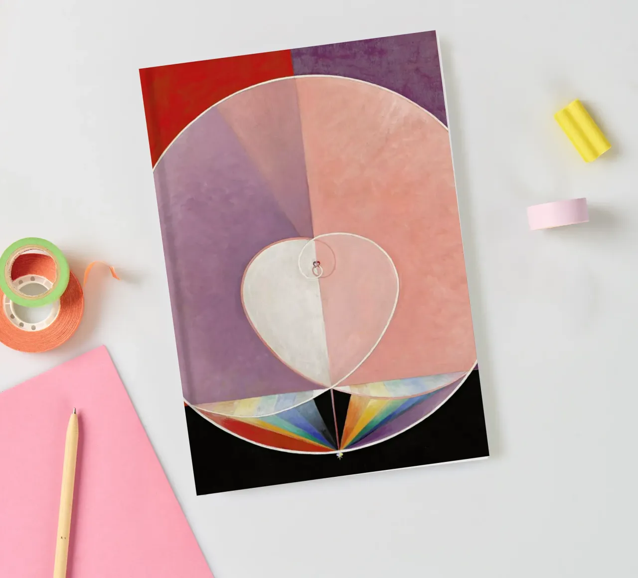Hilma af Klint - The Dove, No. 2 III notebook by Vintage by JUNIQE