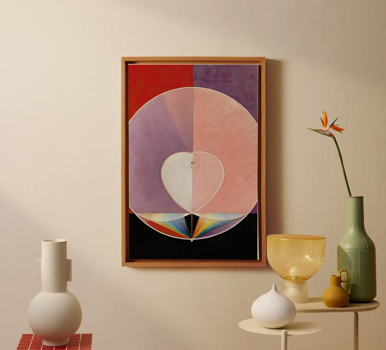 Hilma af Klint - The Dove, No. 2 III tela con Cornice a cassetta da Vintage by JUNIQE