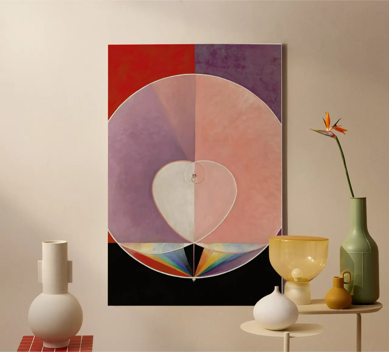 Hilma af Klint - The Dove, No. 2 III tela con Cornice a cassetta da Vintage by JUNIQE