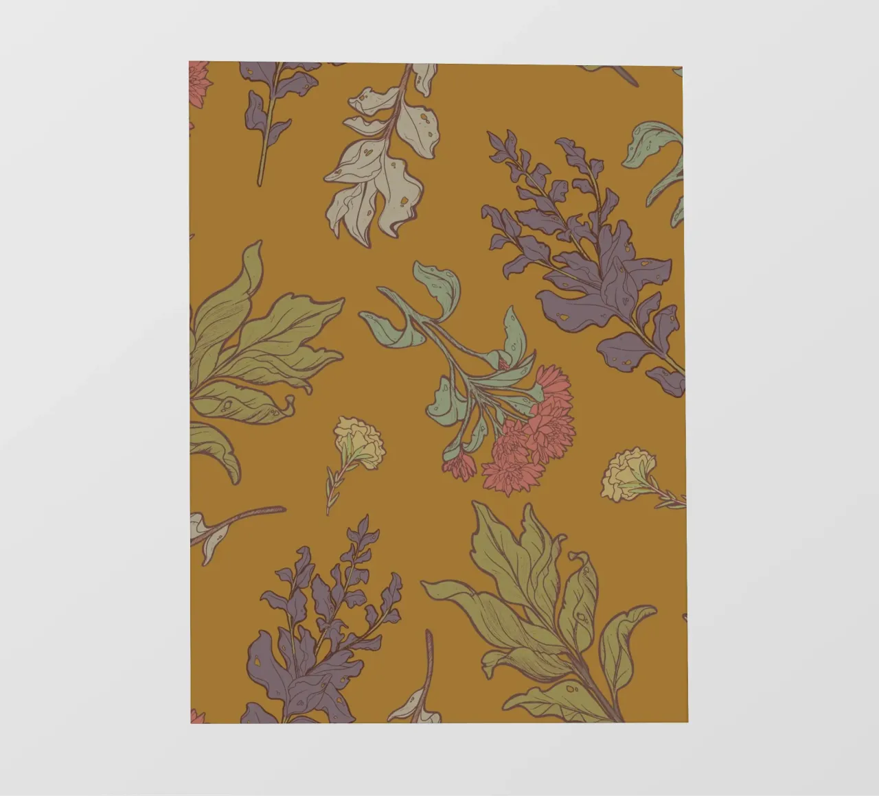 FLORAL PATTERN #2 telo in pvc da Einfach Uebel