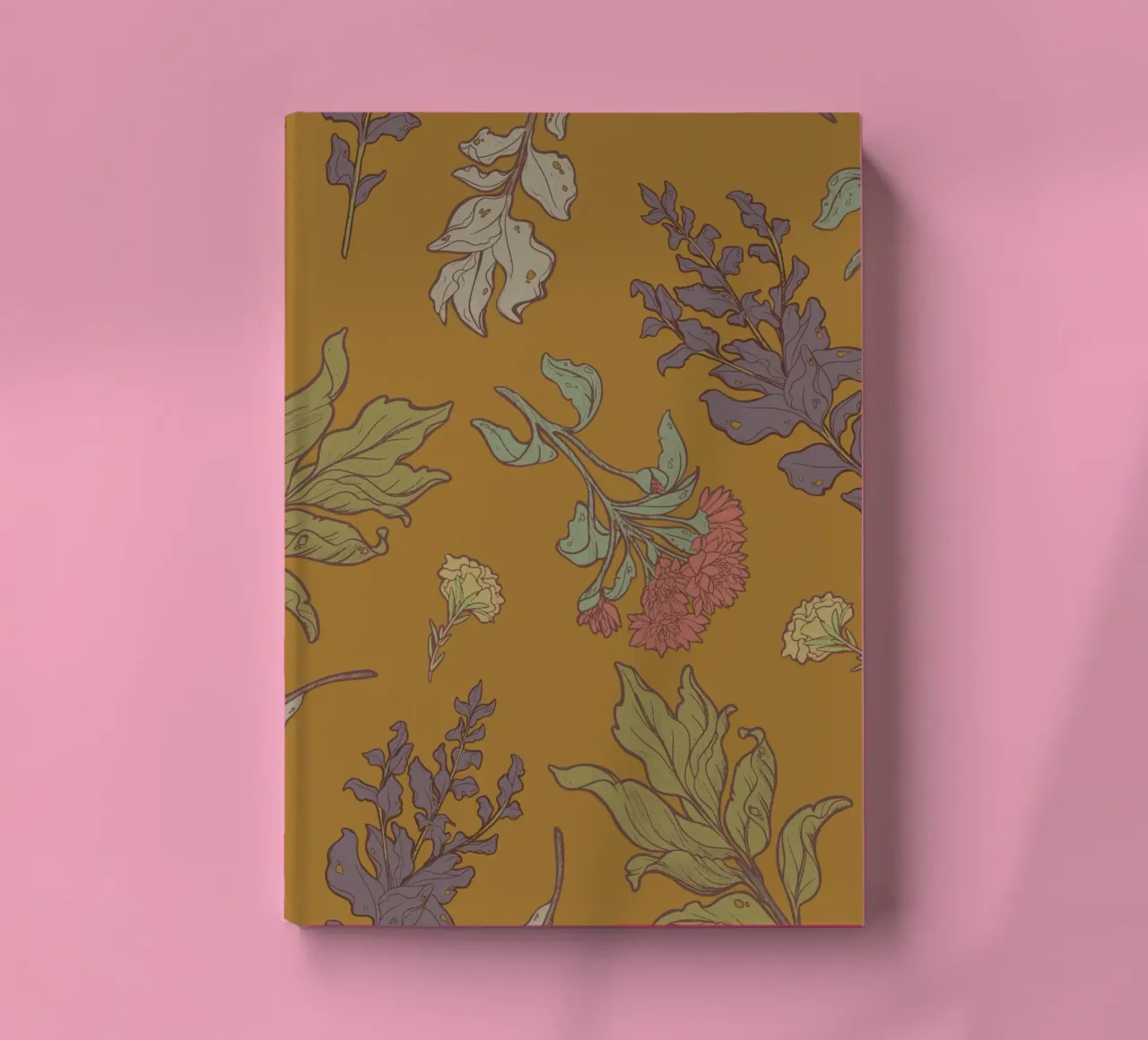 FLORAL PATTERN #2 notebook by Einfach Uebel