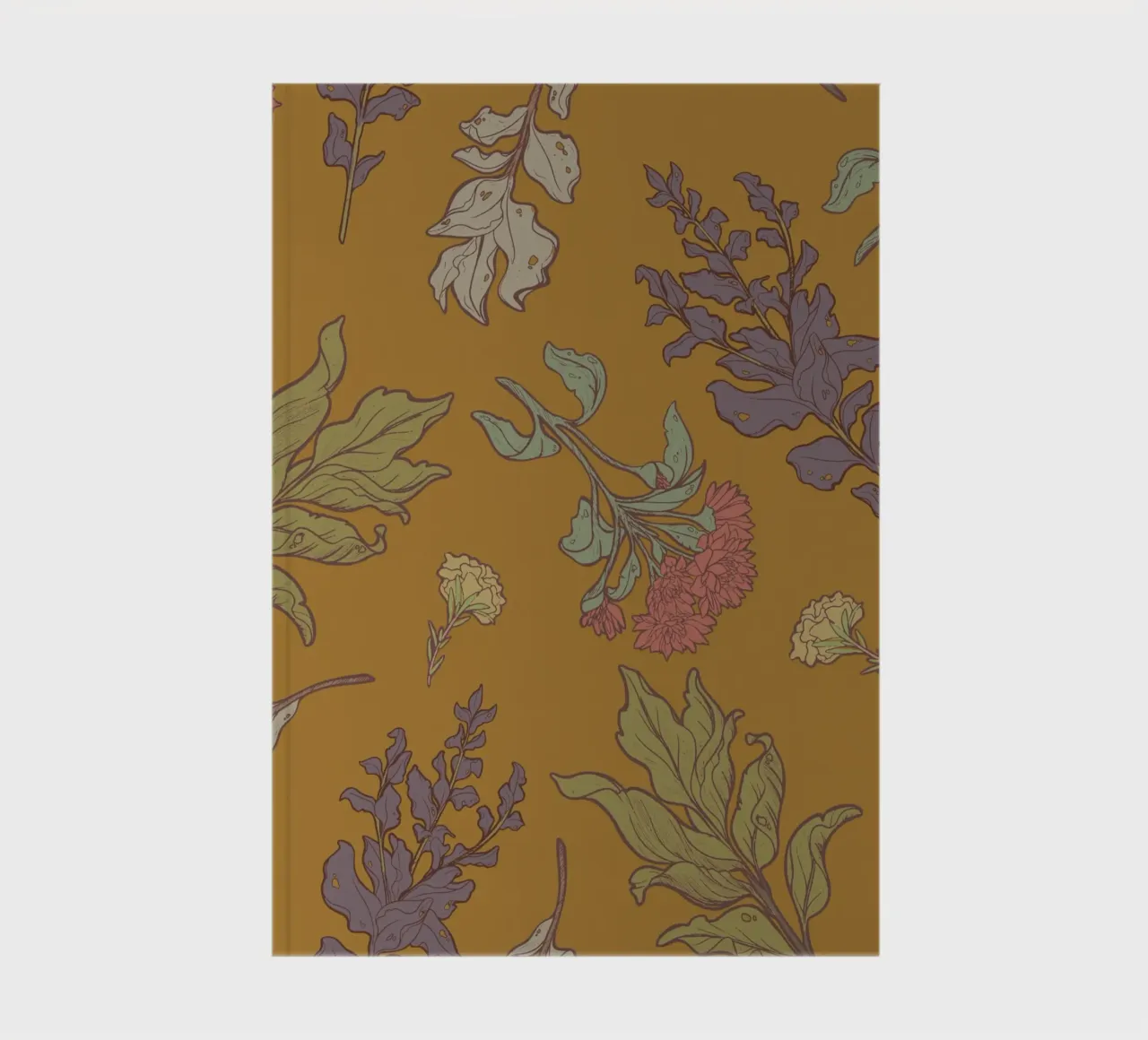 FLORAL PATTERN #2 notebook by Einfach Uebel