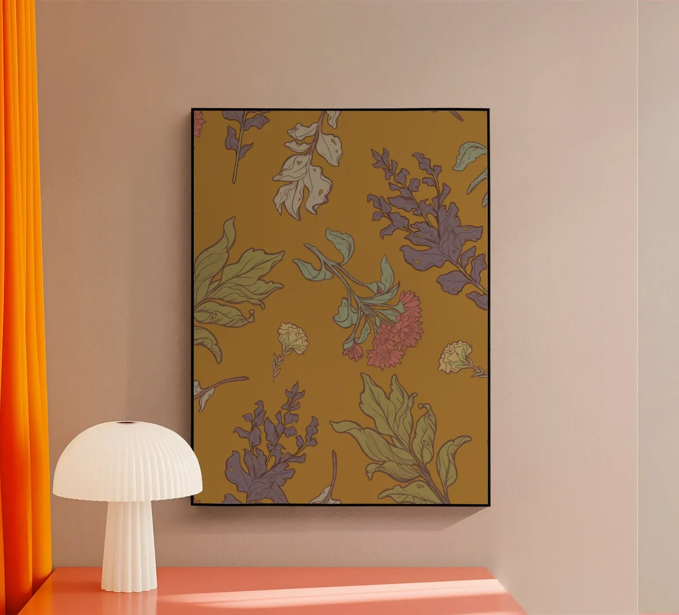 FLORAL PATTERN #2 Acryl-Glas von SMRT STUDIO