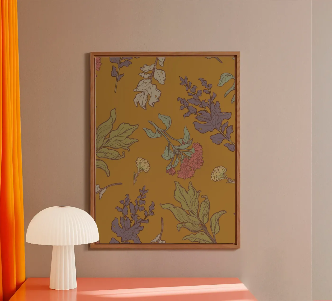 FLORAL PATTERN #2 forex plate by SMRT STUDIO