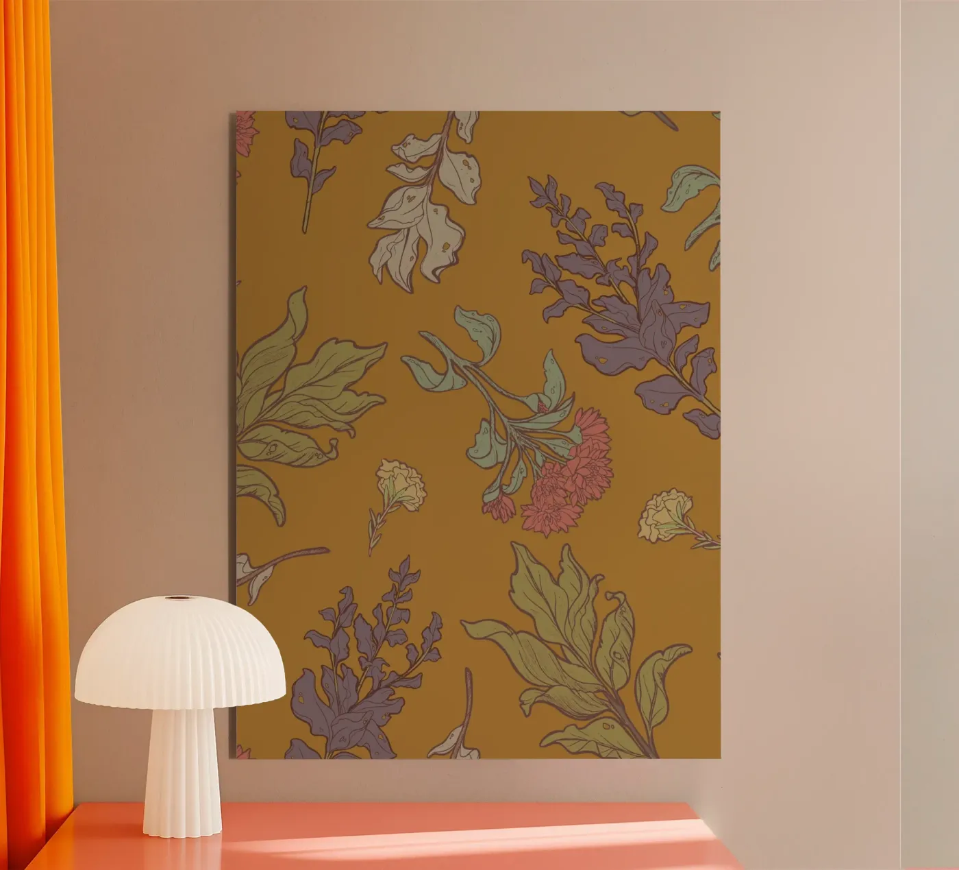 FLORAL PATTERN #2 forex plate by SMRT STUDIO